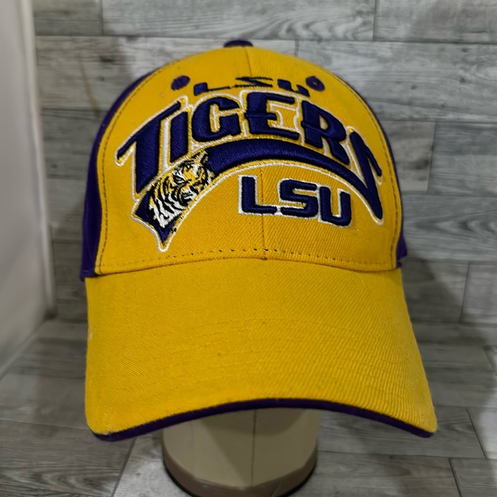 LSU Tigers purple baseball cap hat